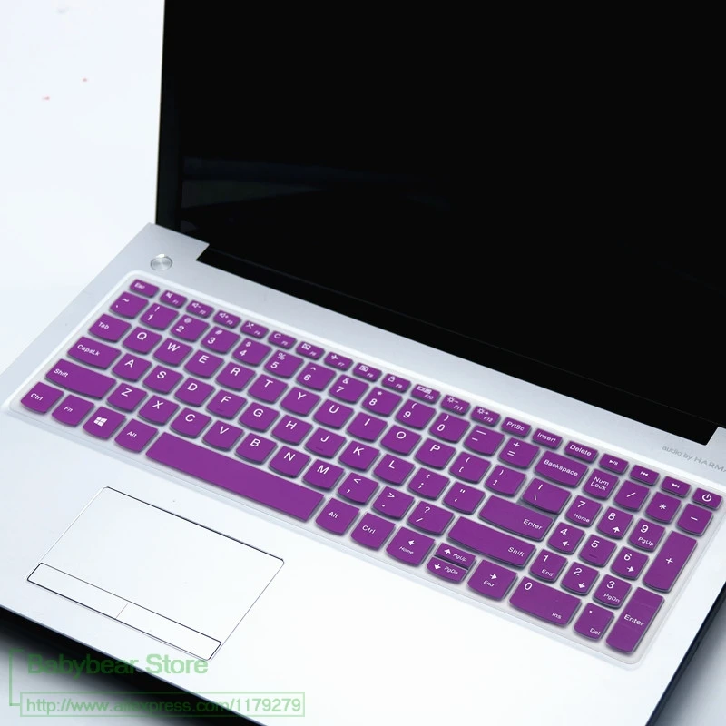 Защитная крышка для клавиатуры ноутбука 15,6 дюймов для lenovo V330 V 330 V330-15IKB V330-15ISK 1" Ideapad 720s 15 320C Flex 5 - Цвет: purple