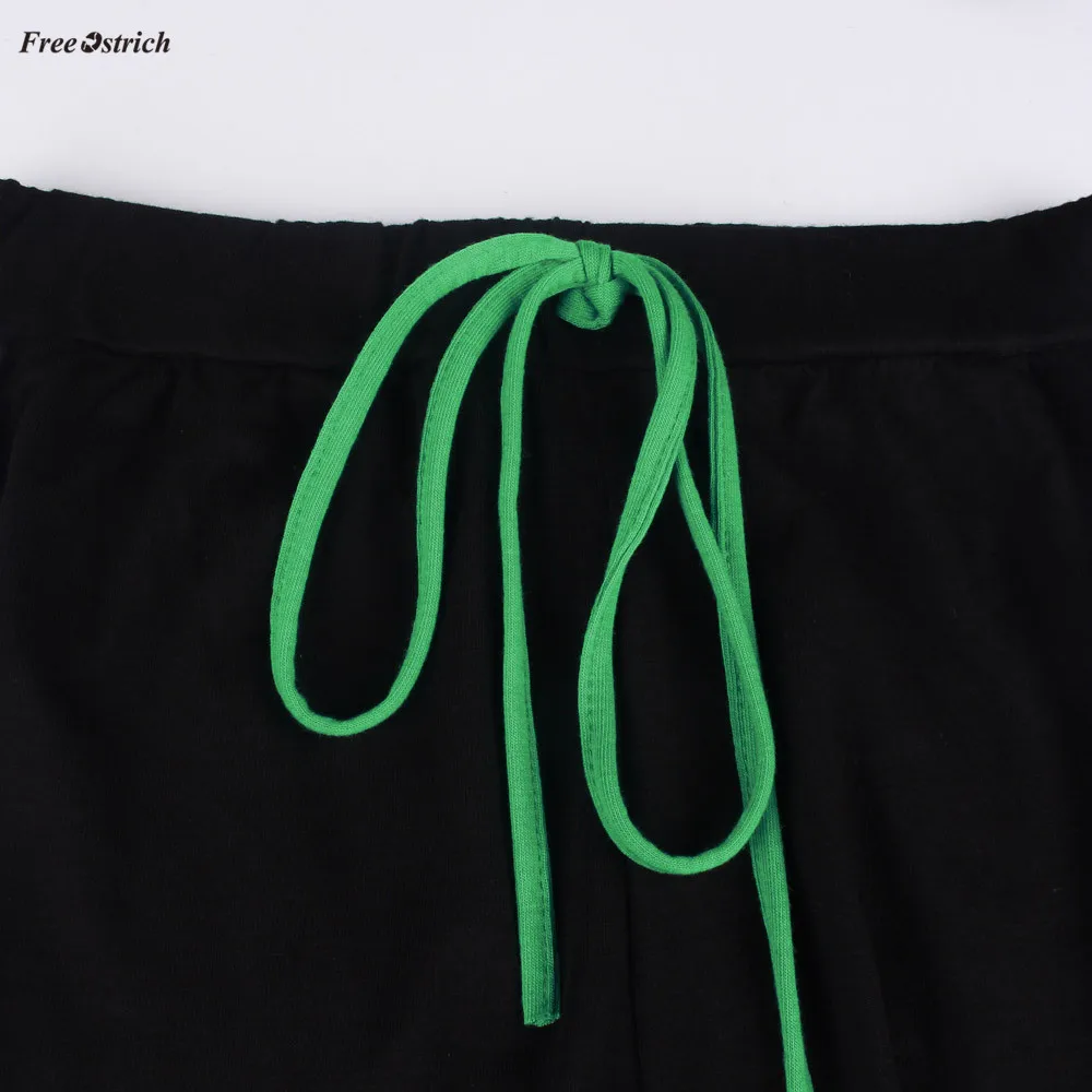 Бесплатная Страусиная Одежда 2 шт женский спортивный костюм Толстовка Брюки