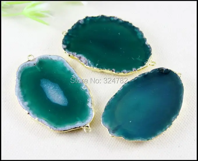 10 шт. соединители природного камня очаровательный камень каменные бусины в