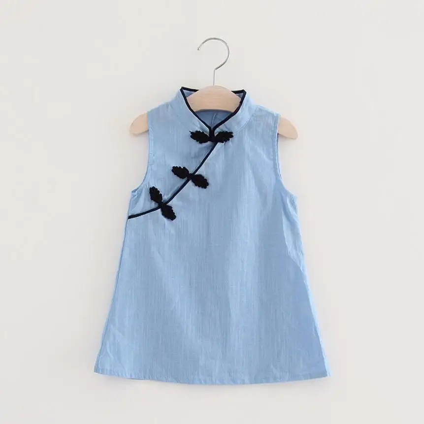 Детское платье принцессы без рукавов на свадьбу или вечеринку BTTF лето 2017 |