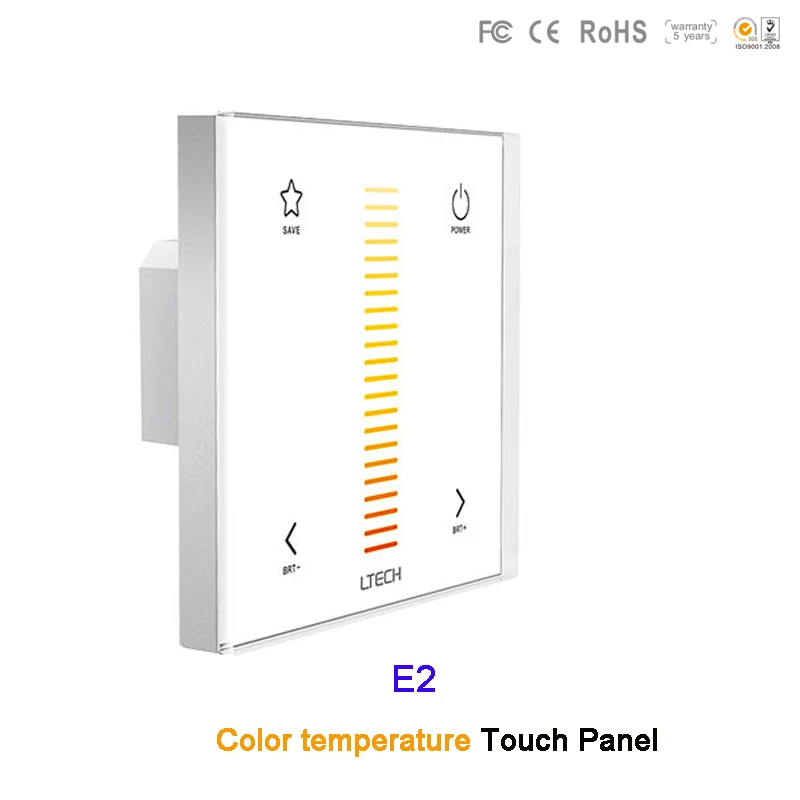 E1/E1S/E2/E3/E3S настенное крепление 2.4GH RF Затемнение/CT/RGB led переключатель сенсорной