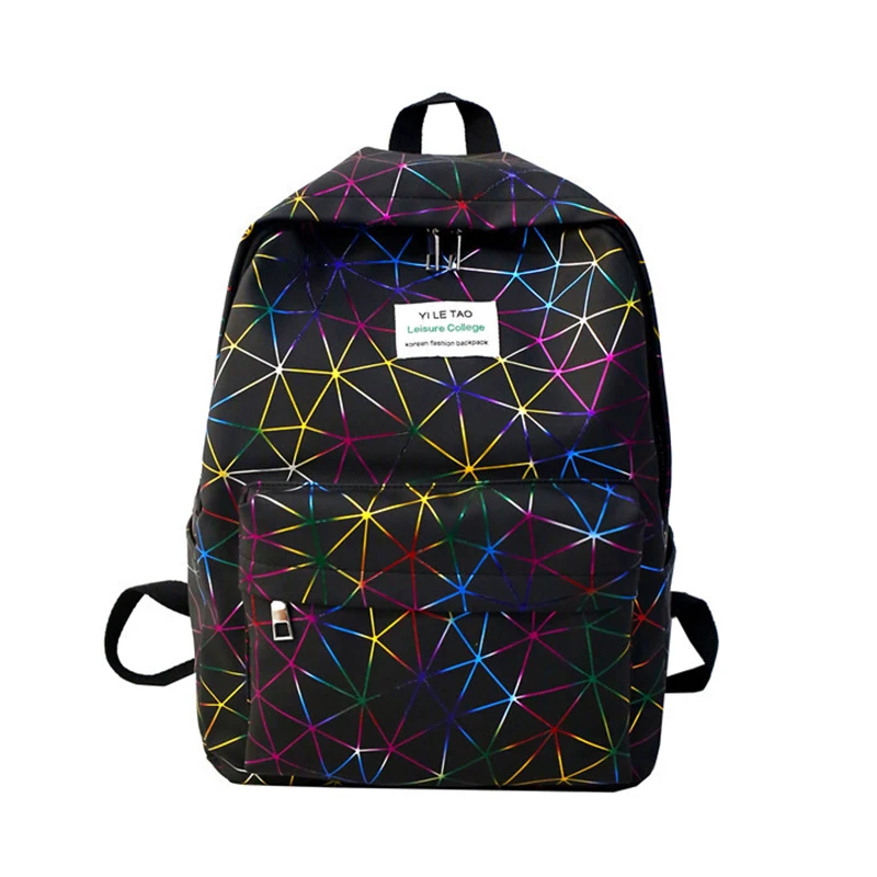 Сумка на плечо женская кожаная модный дорожный рюкзак школьный ранец для девочек