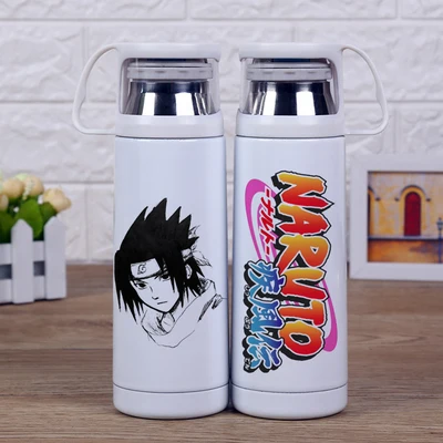 OUSSIRRO Наруто термос Uzumaki Наруто с крышкой Хатаке Какаши термос Uchiha itachi кружки чашка подарок - Цвет: K