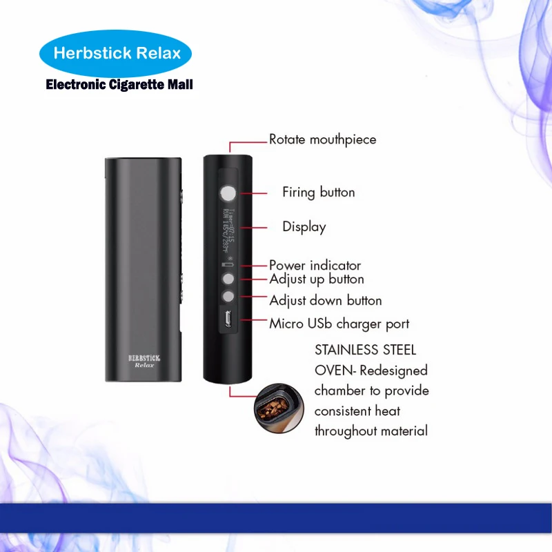 Ciggo вапорайзер herbstick herb Релакс эко сухой травы батарейный блок контроль