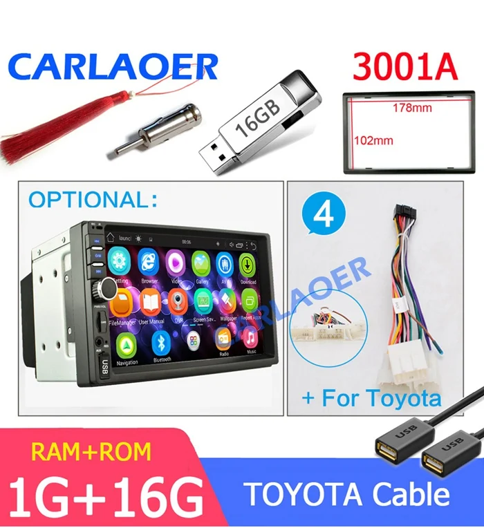 2G ram 2 din автомагнитола 2Din Android Автомагнитола мультимедийный плеер Авто Аудио для Nissan hyundai Kia toyata lada Chevrolet Ford BYD