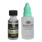 0,5 жидких унций (15 мл), ультра-удерживающий клей и система для удаления волос на 30 мл, клейкий силиконовый клей для париковпариков