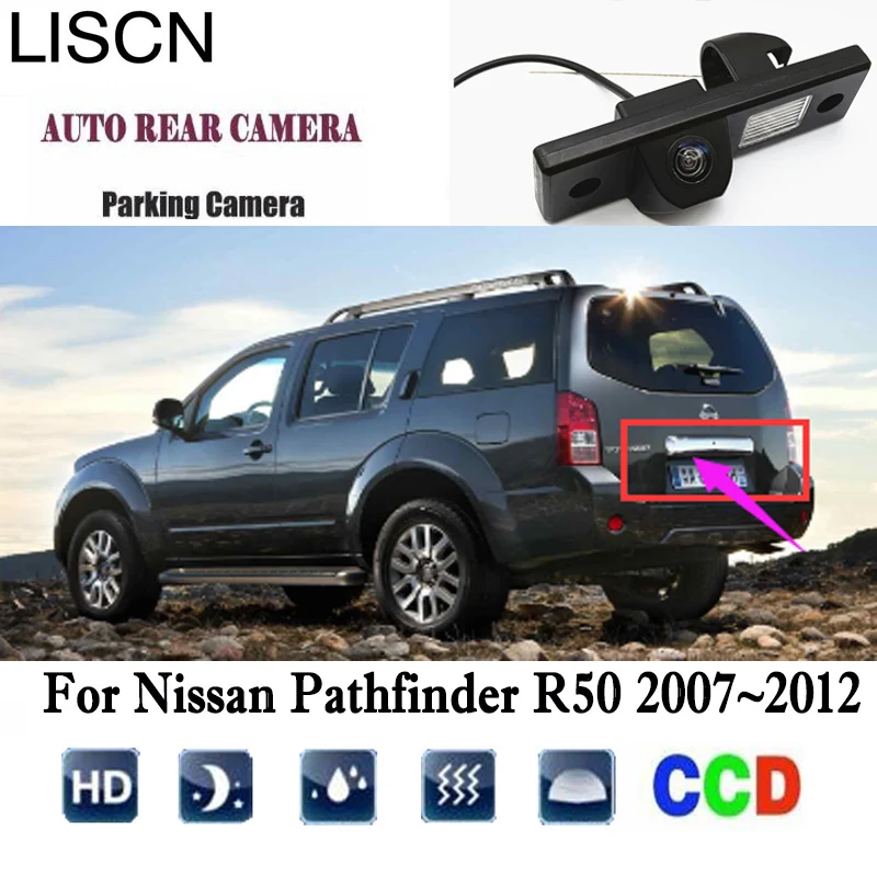 Car Rear View Camera For Nissan Pathfinder R50 2007~2012 Backup camera/license plate Camera/CCD/Night Vision