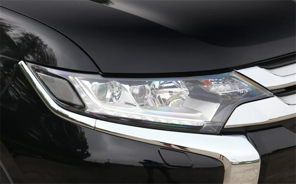 Для Mitsubishi Outlander прозрачная Автомобильная фара с прозрачными линзами