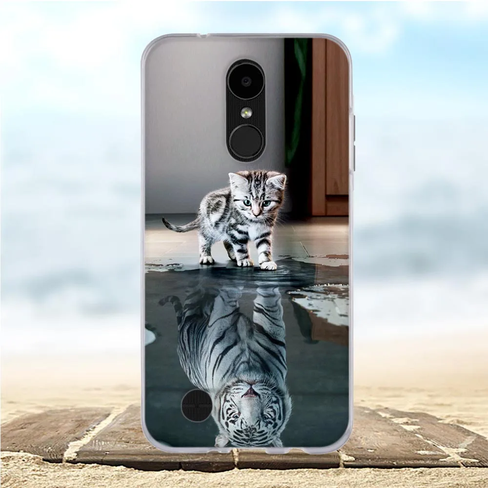 Для LG K4 2017 / M160 чехол из мягкого силикона ТПУ 3D узор милый для Phoenix 3 Fortune телефона s |