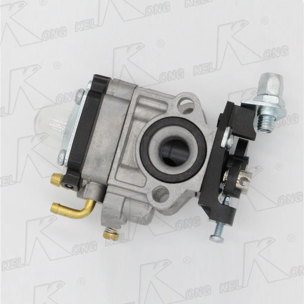 Серебристый Карбюратор kelkong 10 мм Carb Kit Walbro WYJ-138 PMW часть 4088 подходит для Мини Мото 33CC 36CC Краген Zooma газовый скутер карманный велосипед - Цвет: Серебристый