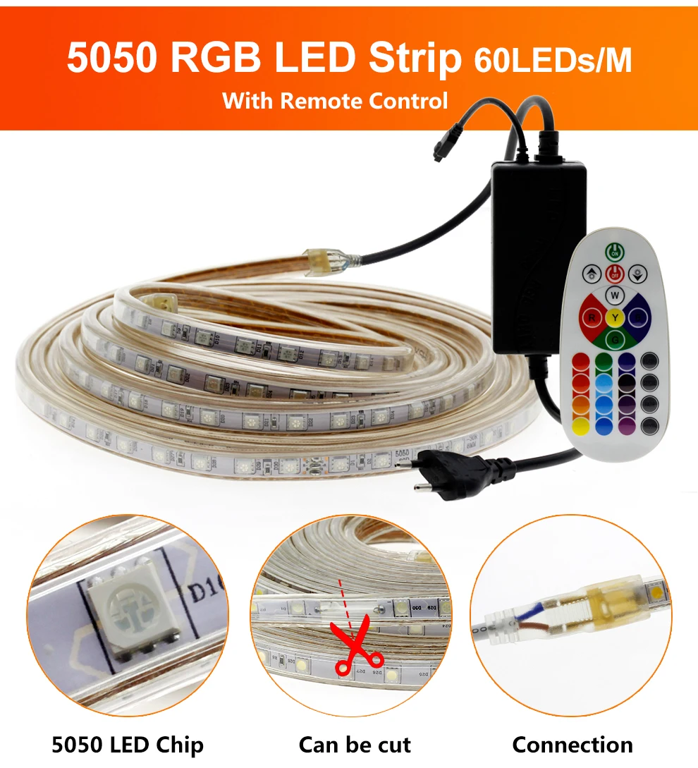 220 В светодиодный ландшафтный светильник ing RGB/теплый белый+ синий/теплый белый/белый IP67 водонепроницаемый гибкий наружный светодиодный светильник 5050/5630/2835