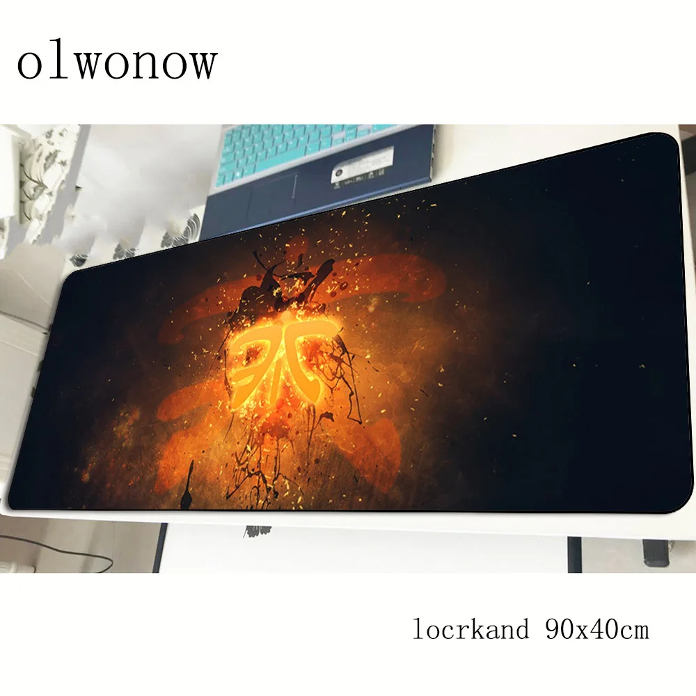 Fnatic Коврик для мыши с изображением 90x40cm Лидер продаж игровой коврик геймер