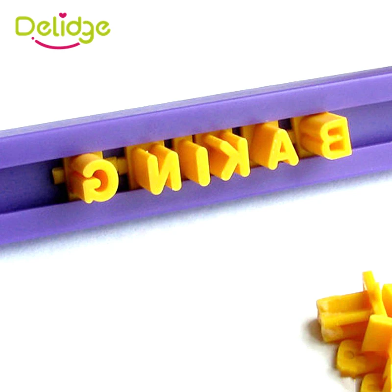 Delidge 1 набор 26 дюймов формы для печенья с английскими буквами искусственные