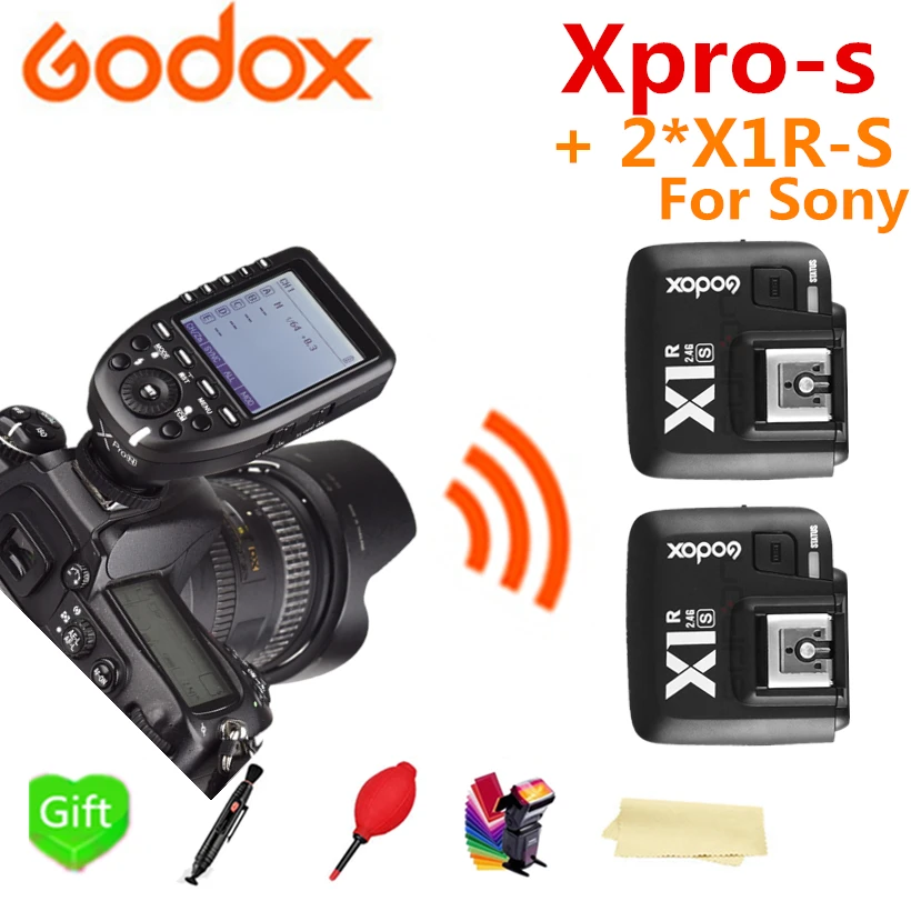 Godox Xpro-S HSS ttl беспроводной флэш триггер передатчик + 2 * X1R-S приемник для камеры sony