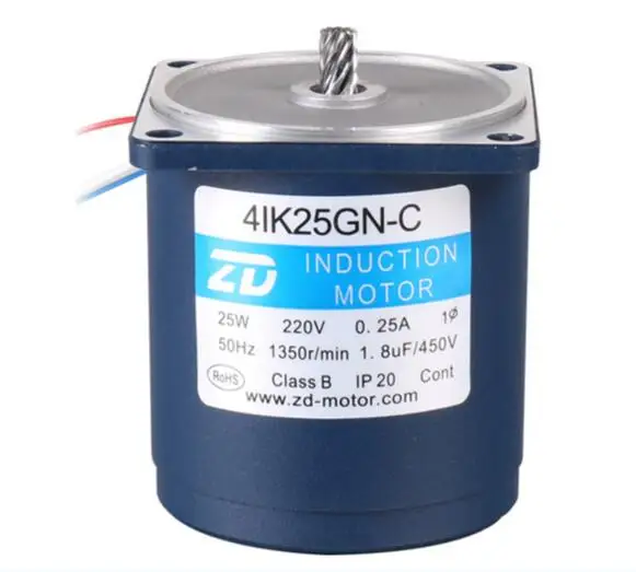 

25w engines AC220V motor flange Size 80x80mm 50hz without gearbox total 2 pcs