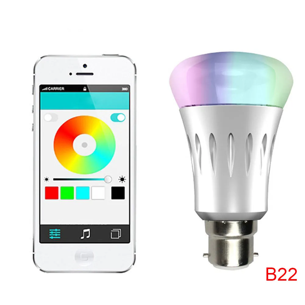 Wi-Fi Smart LED Light Bulb Dimmable 7W Smartphone Control Multicolor Changing Lights Bulbs MDJ998 | Освещение
