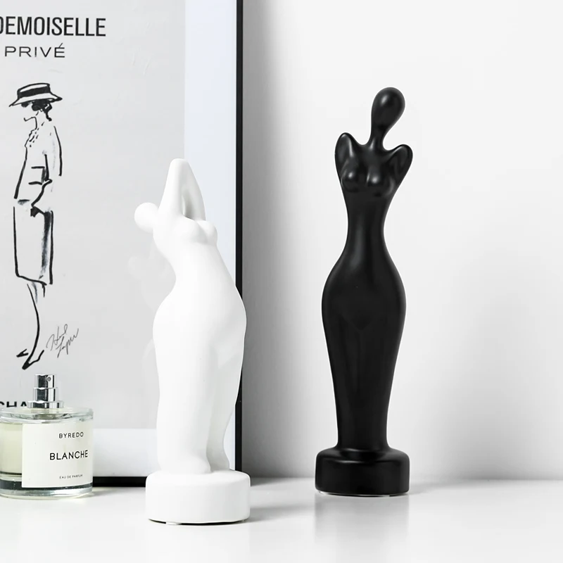 

Nordic Creative Abstract Beauty Furnishing Home Jewelry Office Bookcase Art Home Decoration Accessories Beautiful Gift