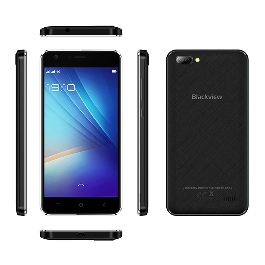 В наличии Blackview A7 Смартфон Android 7 0 MTK6580A четырехъядерный мобильный телефон 1 ГБ ОЗУ 8