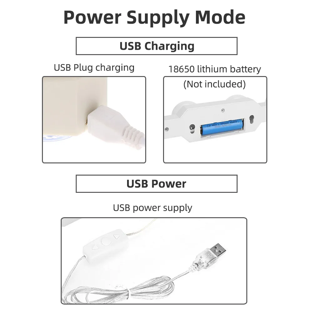 4 лампы светодиодный зеркало с подсветкой USB Перезаряжаемые Голливуд косметическое зеркало с подсветкой для макияжа Аккумуляторная Регулируемая Яркость подсветкой зеркала лампы