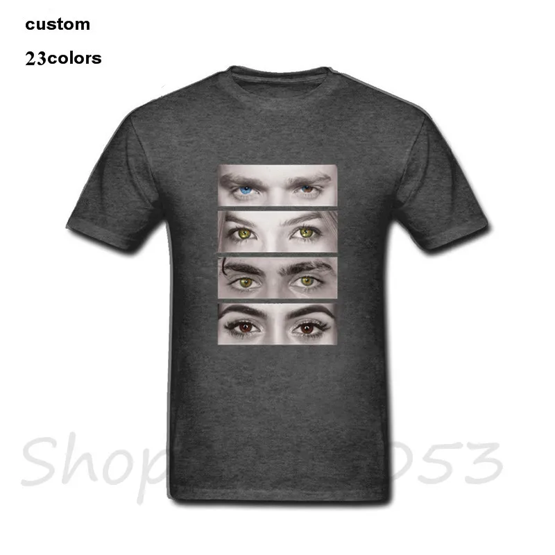 Хип-хоп shadowhunter eyes Alec Lightwood Jace heronale Clary Fray Izzy Parabatai Мужская футболка с героями