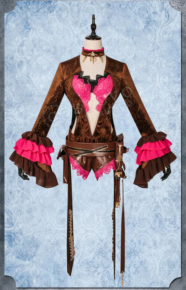 2017 SINoALICE dead Alice cinderella Master cosplay costume Halloween fashion dress costume made costumized Tailored