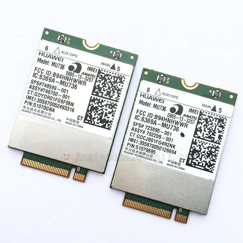 Модуль для карт Huawei MU736 3G WWAN 723985 001 748599 HP ProBook 430 440 640 645 650 655 G1 ZBook 17 EliteBook 850 820 G1|module|module