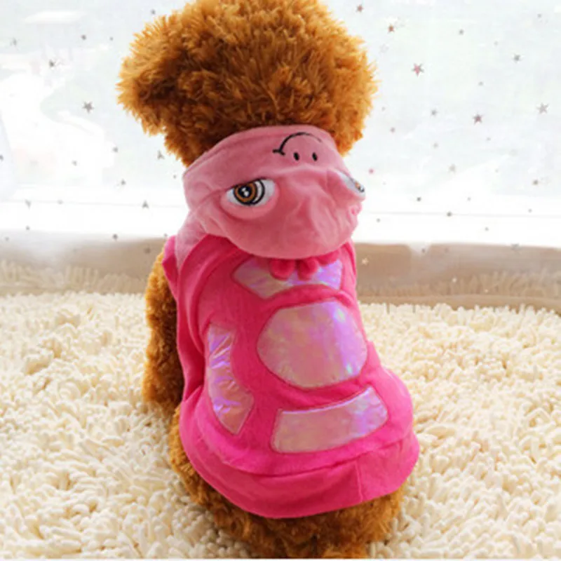 Животные черепаха собаки пальто коралловый бархат зимняя одежда для собак