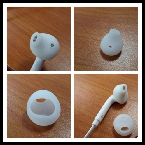 

1000pcs/lot white Silicone eartips earbud ear tips buds for Samsung S6 edge G9250 G9200 earplugs S6 eargel Earphone