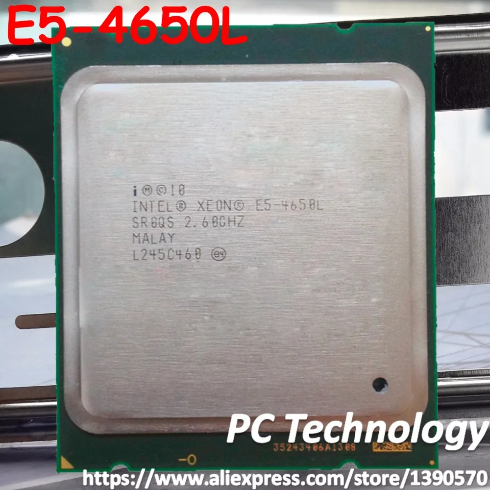 Оригинальный Intel Xeon E5 4650L 2 6 ГГц 8 ядер 20 МБ SmartCache 4650 L FCLGA2011 115 Вт Бесплатная доставка