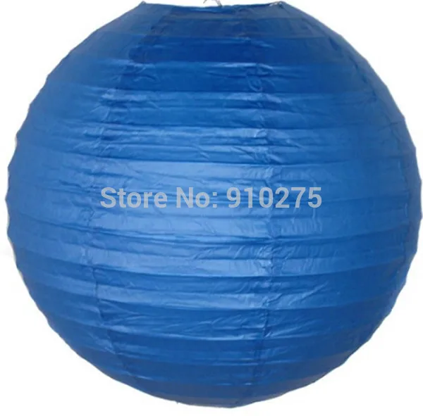 12-Pack Размер Королевский синий бумажный фонарь абажур для свадьбы дня рождения