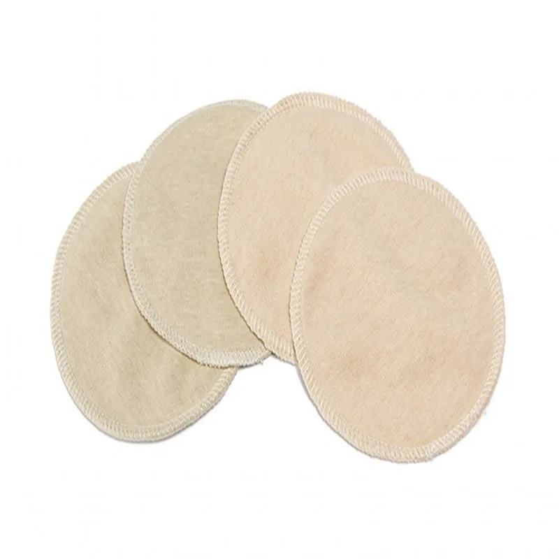4 шт. новые хлопковые прокладки для груди мам моющиеся водонепроницаемые