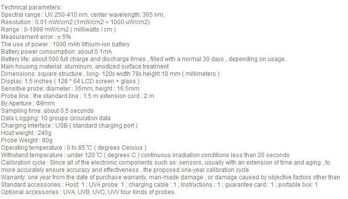 Kuhnast UV-365A УФ-СЧЕТЧИК УФ 250-410 нм