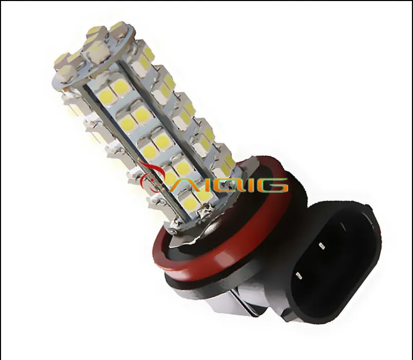 H8 чистый белый 68 SMD светодиодный фонарь для вождения автомобиля автомобильная
