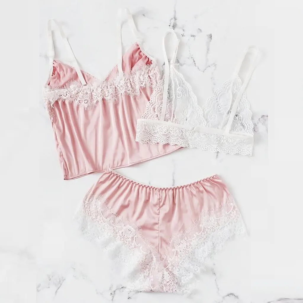 Пикантная женская ночная рубашка пижама Sat изысканное кружевное белье