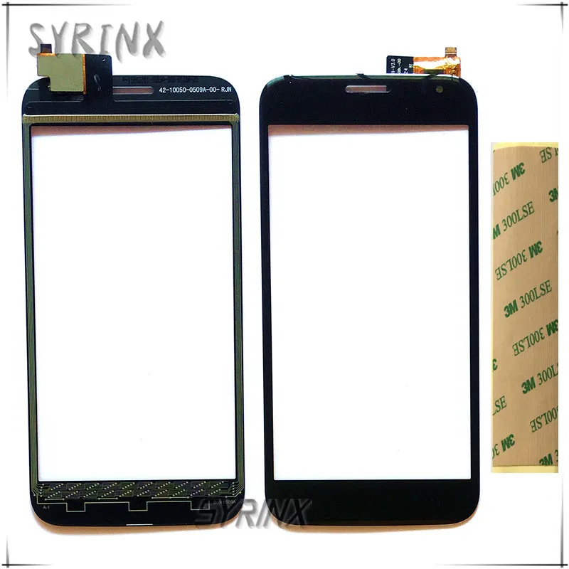 Syrinx с лентой сенсорный экран сенсор для Explay X5 Capactive дигитайзер Переднее стекло
