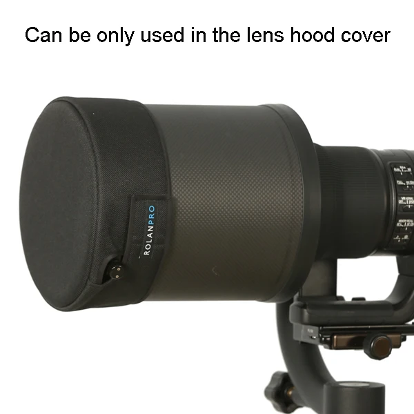 Lens Hood Cover D ROLANPRO Защитная крышка для объектива цифрового однообъективного зеркального Кепки камуфляжная куртка короткий телеобъектив Пистолеты Костюмы для Sigma Tamron цифровой зеркальной камеры Canon Nikon 300/400/500/600/800 мм - Цвет: Lens Hood Cover D