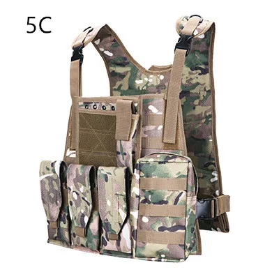 WOLF ENEMY Camouflage Hunting Military Tactical Vest Wargame Body Molle Armor CS Outdoor Jungle Equipment | Спорт и развлечения