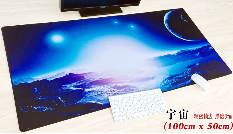 WESAPPA 1000x500x3 мм XXL большой фиксирующий край коврик для мыши геймерский коврик для мыши Коврик для клавиатуры офисный стол подушка коврик из натурального каучука