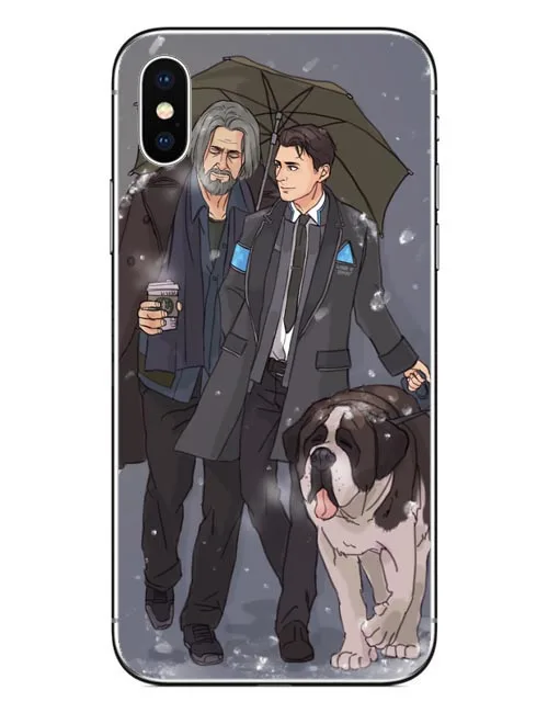 Чехол для телефона RK800 iphone X 10 Detroit Been Human твердый ПК чехол 6 6S Plus 5S SE 7 7Plus 8 8Plus |