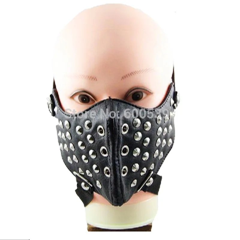 Бондажные ограничители в стиле панк рок черная белая красная|mask dust|filter dust maskmouth