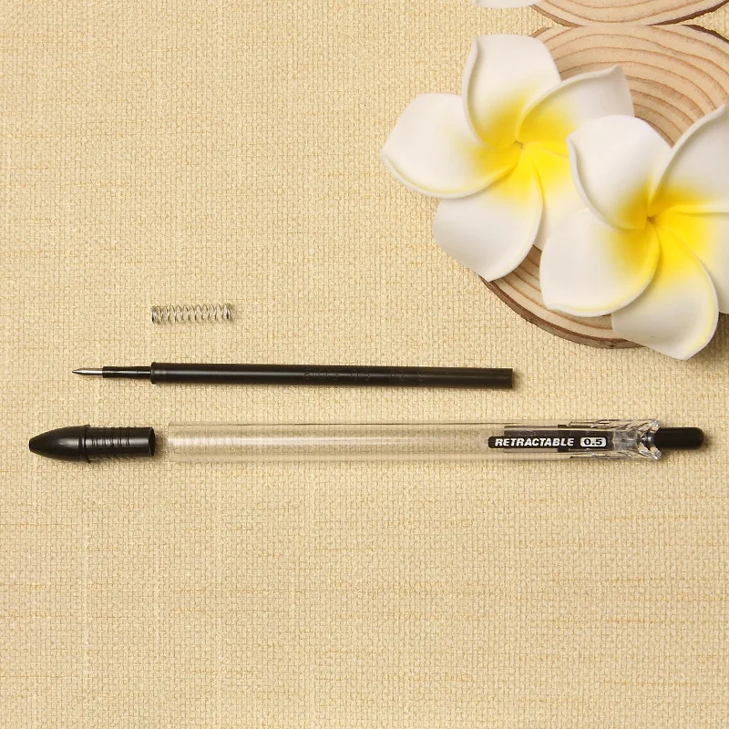 

0.5mm Black Automatic Gel Pen Business Signature Learning Office Stationery School Office Stationery Pen Student Exam Pen