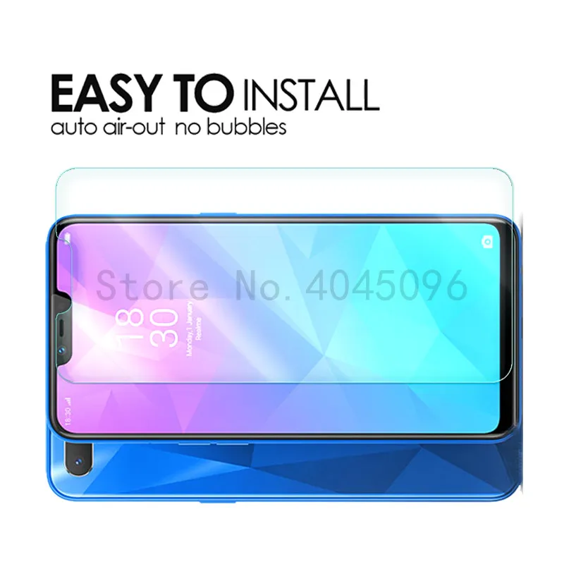 Защитное стекло для oppo realme 2 закаленное Oppo Realme c1 f1s f11 pro a59 a9 a5 a3s защитная пленка