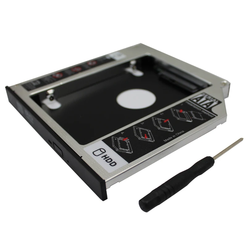 Чехол для жесткого диска 9 5 мм SATA III адаптер лотка ноутбука DVD ROM слот оптического 2