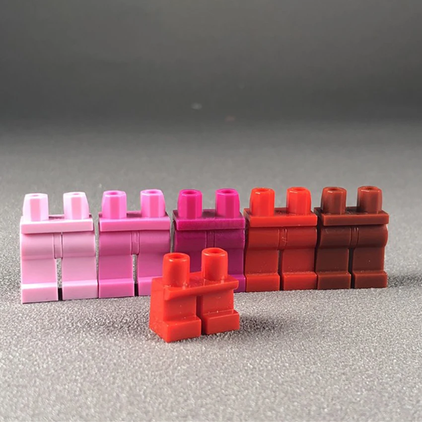 5 шт./лот игрушечные фигурки ножки Короткие строительные блоки MOC сделай сам