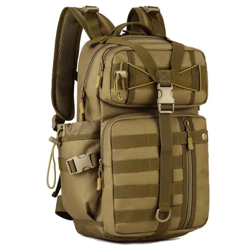 30л штурмовой рюкзак с удлиненной системой Molle, Открытый тактический рюкзак, военный армейский рюкзак, камуфляжный штурмовой рюкзак, спортивный рюкзак S424 - Цвет: dark yellow
