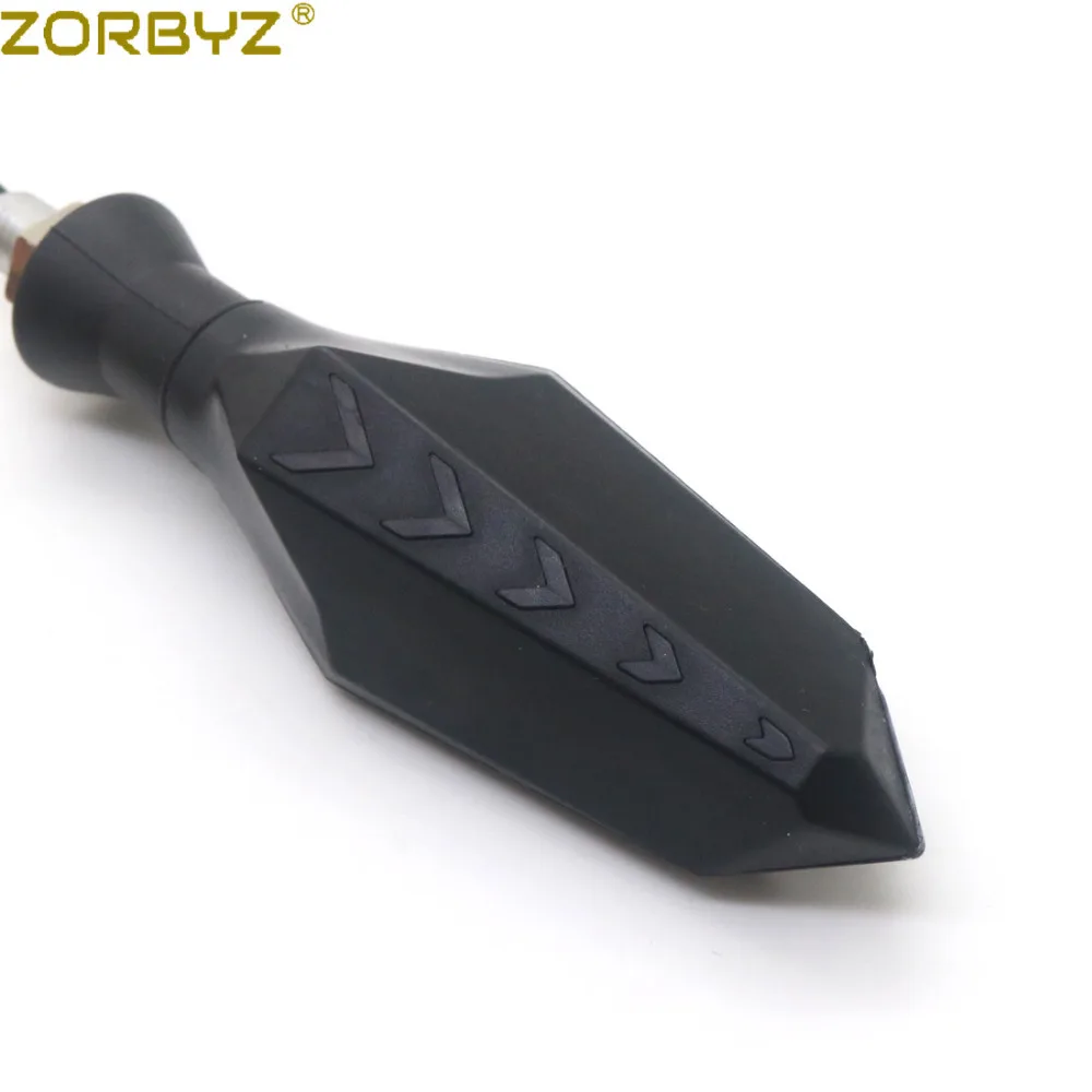 ZORBYZ 2X Светодиодный индикатор сигнала поворота для мотоцикла синий DRL Honda Yamaha Suzuki| |