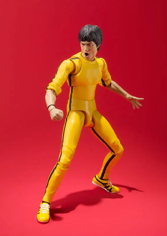 Оригинальная фигурка BANDAI Tamashii Nation S.H. Фигуртс/SHF Брюс Ли (Желтый спортивный