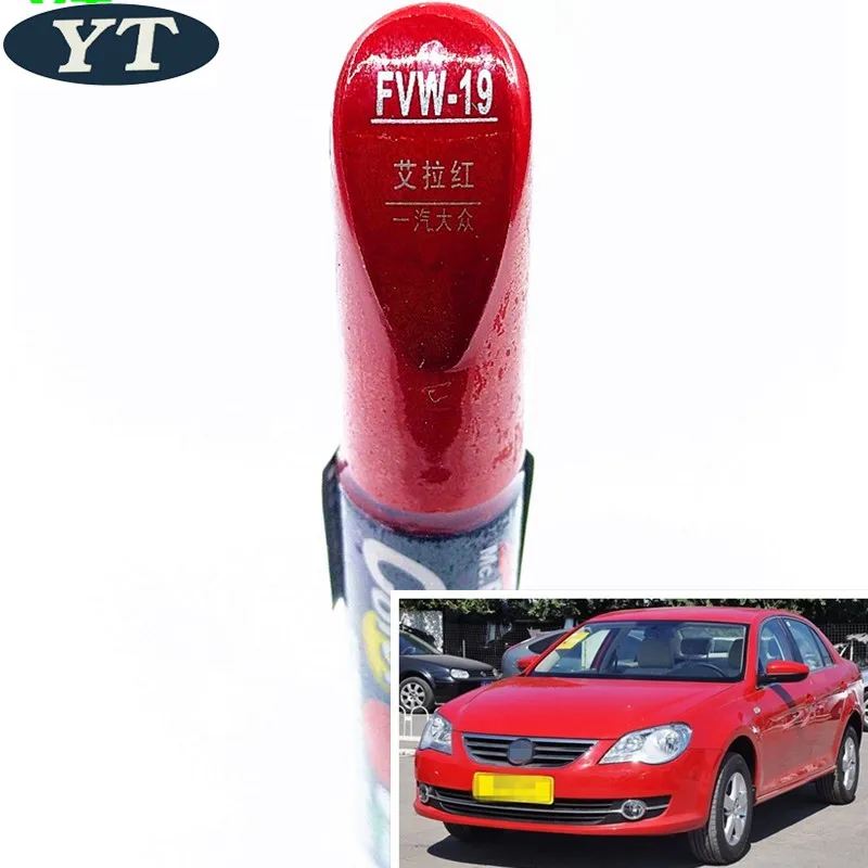 

Car scratch repair pen, auto painting pen RED color for volkswagen polo golf 6,7 touran passat tiguan CC ,car painting pen