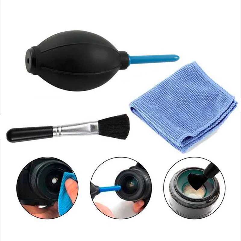 4in1 Пыли Очиститель LENSPEN Для Чистки Линз Pen Brush Воздуходувки Салфетки комплект для Canon Nikon Sony Pentax DSLR ЗЕРКАЛЬНЫЕ ФОТОКАМЕРЫ Фильтры