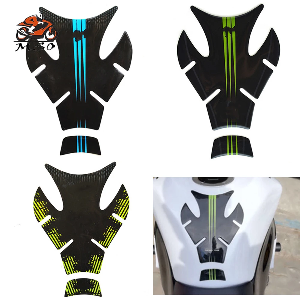 Наклейка на мотоцикл Pad защита бака Танк стикеры s 3D Fishbone стиль для kawasaki NINJA 1000 NINJA250